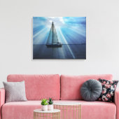 Sail Boat Canvas Wrap Afdruk (Insitu (Woonkamer))
