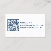 Sail Boat Captain Ship Nautical Card Visitekaartje (Achterkant)