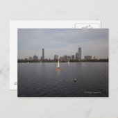 Sail Boat, Charles River, Boston, MA Briefkaart (Voorkant / Achterkant)