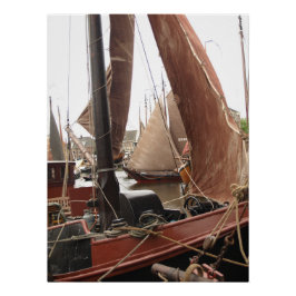 Sail boat, Harbor  Perfect Poster