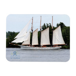 Sail Boat op de St. Lawrence Magnets Magneet