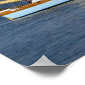 Sail Boat op het meer van Pepin Poster (Hoek)