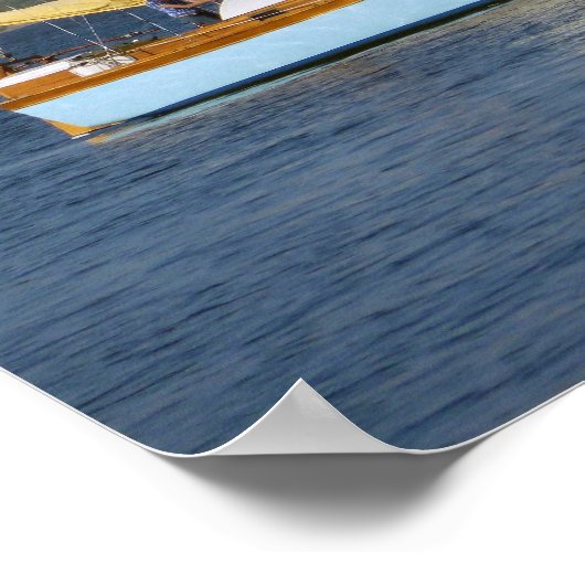 Sail Boat op het meer van Pepin Poster (Hoek)