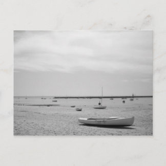 Sail Boat op Provincetown-strand Briefkaart