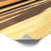 Sail boat over the sunrise poster (Hoek)