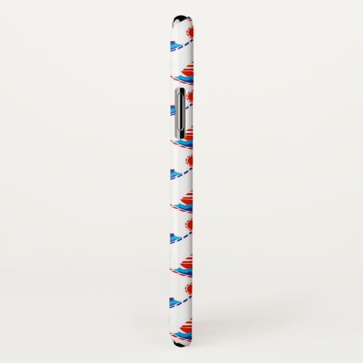 Sail Boat Pattern Case-Mate iPhone Case (Achterkant / rechts)