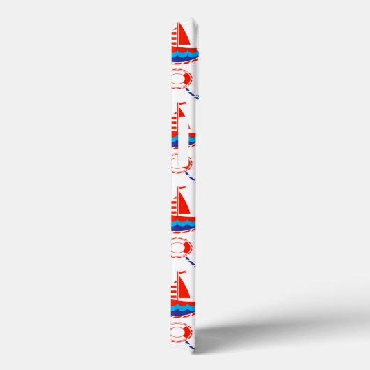 Sail Boat Pattern Case-Mate iPhone Case (Achterkant / Rechts)