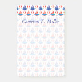 Sail Boat Pattern | Jouw namen toevoegen Post-it® Notes (Voorkant)