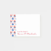 Sail Boat Pattern | Jouw namen toevoegen Post-it® Notes (Voorkant)