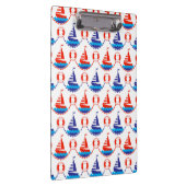Sail Boat Pattern Klembord (Rechts)