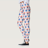 Sail Boat Pattern Leggings (Links)