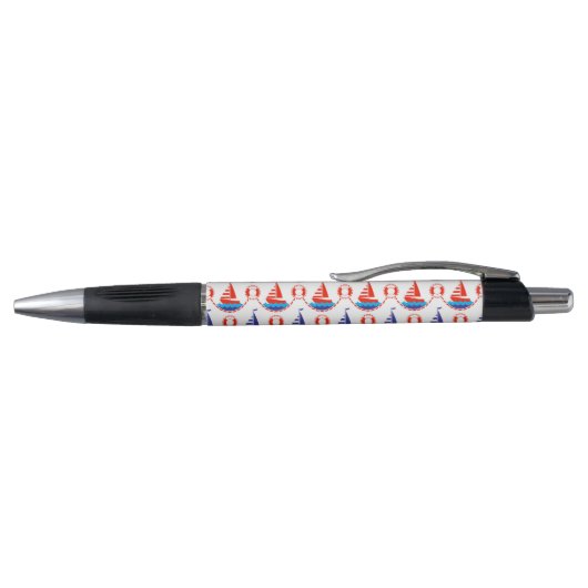 Sail Boat Pattern Pen (Bovenkant)