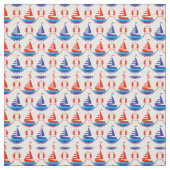 Sail Boat Pattern Stof (Swatch)