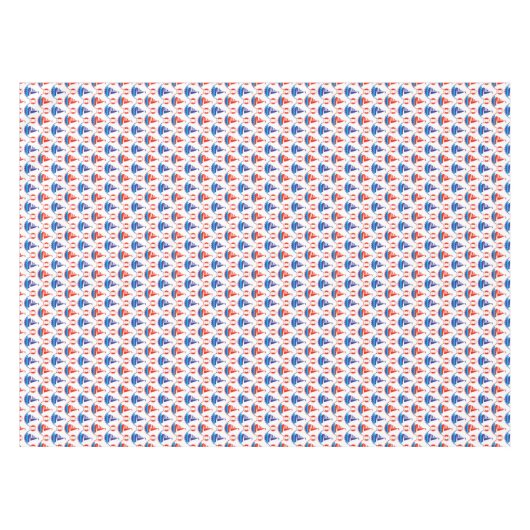 Sail Boat Pattern Tafelkleed (Voorkant (Horizontaal))
