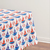 Sail Boat Pattern Tafelkleed (Voorbeeld)
