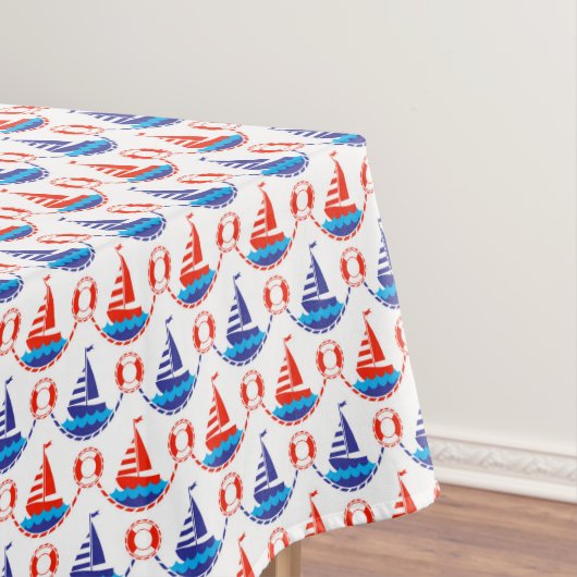 Sail Boat Pattern Tafelkleed (Voorbeeld)