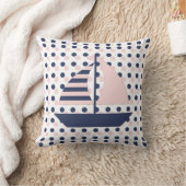 Sail Boat Pillow Kussen (Deken)