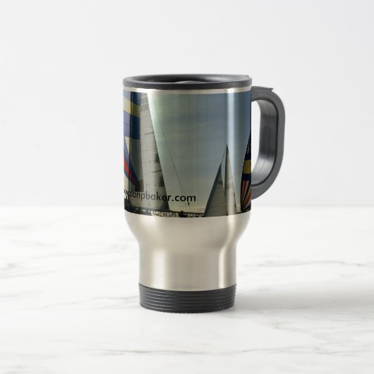 Sail Boat Travel Mug Reisbeker (Voorkant rechts)