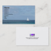 Sail Boat Visitekaartje (Voorkant / Achterkant)