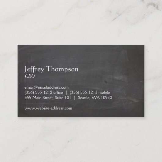 Sail Boat | Waves Visitekaartje (Achterkant)