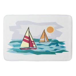 Sail Boats Badmat