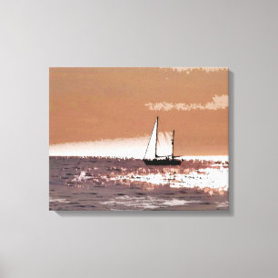 SAIL BOATS CANVAS AFDRUK