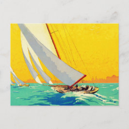  Sail Boats, Frans reizen Briefkaart