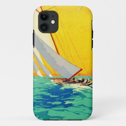 Sail Boats, Frans reizen Case-Mate iPhone Case (Achterkant)