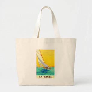  Sail Boats, Frans reizen Grote Tote Bag