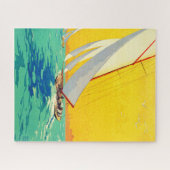  Sail Boats Frans reizen Jigzaag Puzzle Legpuzzel (Horizontaal)