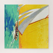  Sail Boats, Frans reizen Legpuzzel (Horizontaal)