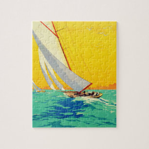 Sail Boats, Frans reizen Legpuzzel