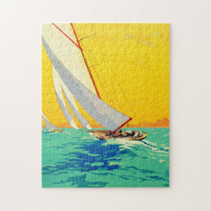  Sail Boats, Frans reizen Legpuzzel