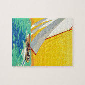  Sail Boats, Frans reizen Legpuzzel (Horizontaal)