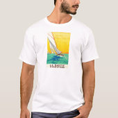 Sail Boats, Frans reizen T-shirt (Voorkant)
