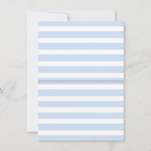 Sail Boats Nautical 1st Birthday Uitnodiging (Achterkant)