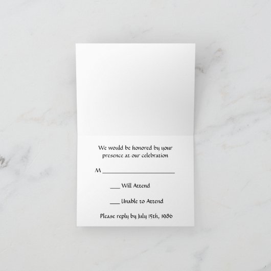 Sail Boot RSVP Kaarten (Binnen)