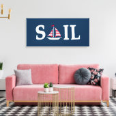 Sail Canvas Afdruk (Insitu (Woonkamer))
