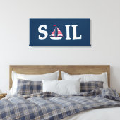 Sail Canvas Afdruk (Insitu (Slaapkamer))