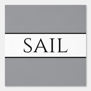 SAIL Chic Modern Nautisch Grijs Zwart Wit Strepen Behang