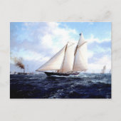 Sail en stoom samen briefkaart (Voorkant)