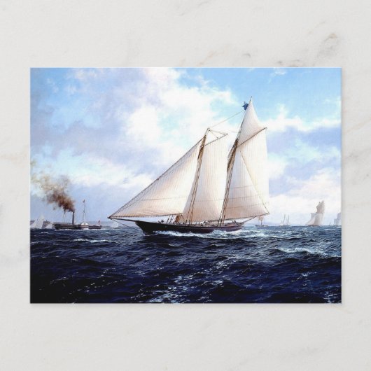 Sail en stoom samen briefkaart (Voorkant)