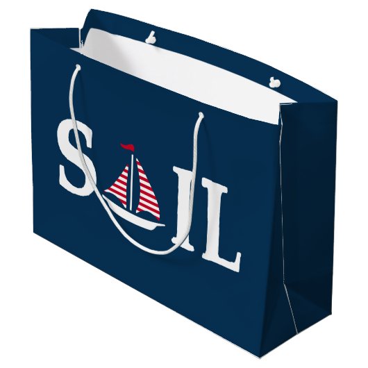 Sail Groot Cadeauzakje (Achterkant Gekanteld)