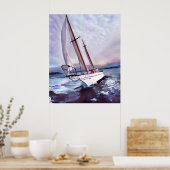 Sail instellen tijdens overdag poster (Keuken)