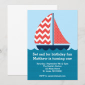 Sail instellen voor Birthday Fun Kaart (Voorkant / Achterkant)