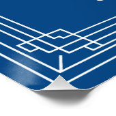 Sail Into Serenity Nautical Sailboat Perfect Poster (Hoek)