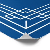 Sail Into Serenity Nautical Sailboat Poster (Hoek)