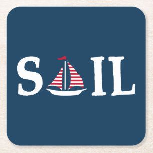 Sail Kartonnen Onderzetters