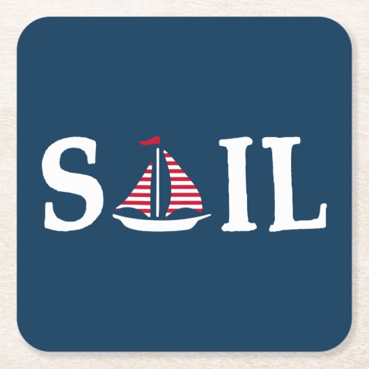 Sail Kartonnen Onderzetters (Voorkant)