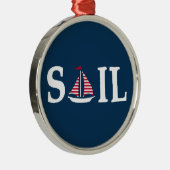 Sail Metalen Ornament (Rechts)